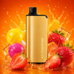 CHUPA CHUPS STRAWBERRY– Alibarbar 9000 Puffs Disposable Vape 🍓🍬 Sweet Classic Candy - Image 2