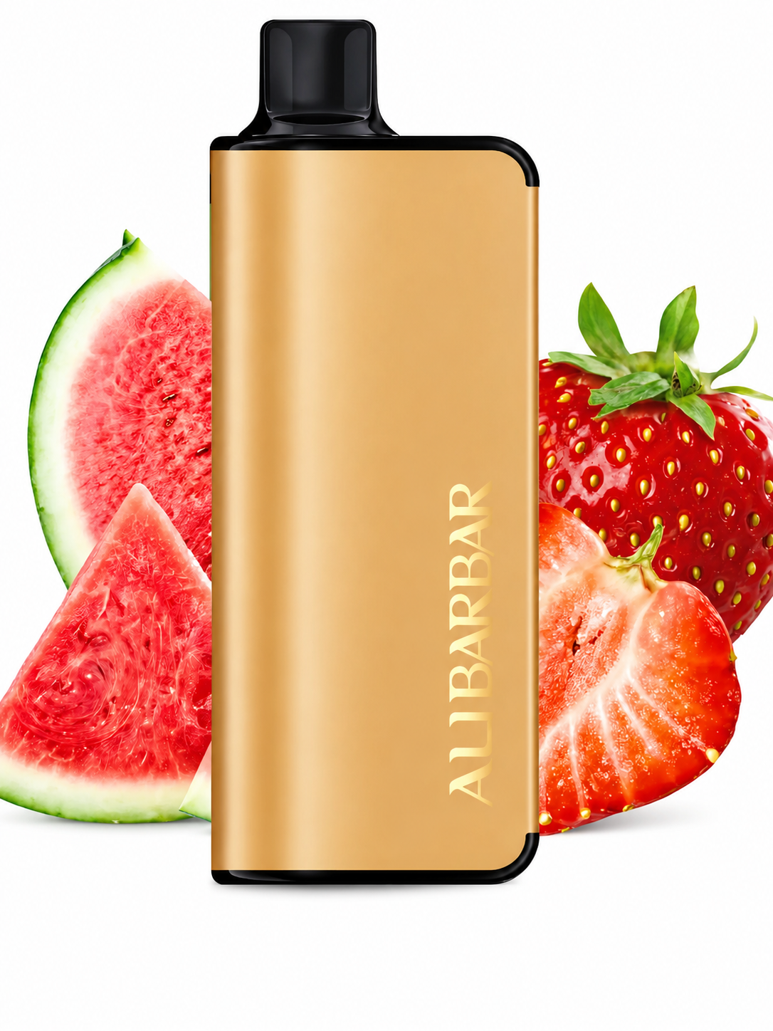 222a74e2225315dc29c5bb83867bb25d Strawberry Watermelon– Alibarbar 9000 Puffs Disposable Vape 🍓🍉 Sweet & Juicy Blend - Image 1