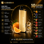 Alibarbar 9000 Puffs Disposable Vape 10 Premium Flavors • Long-Lasting Performance • Smooth Experience
