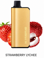 Strawberry Lychee–Alibarbar 9000 Puffs Disposable Vape 🍓🌸 Sweet & Exotic Blend