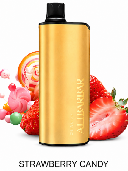 Strawberry Candy – Alibarbar 9000 Puffs Disposable Vape 🍓🍬 Sweet Classic Flavor
