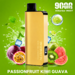 Passionfruit Kiwi Guava–Alibarbar 9000 Puffs Disposable Vape 🌴 Exotic Tropical Blend - Image 2