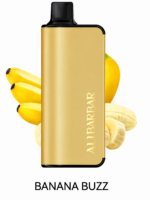 Banana Buzz–Alibarbar 9000 Puffs Disposable Vape 🍌 Smooth & Sweet Creamy Flavor